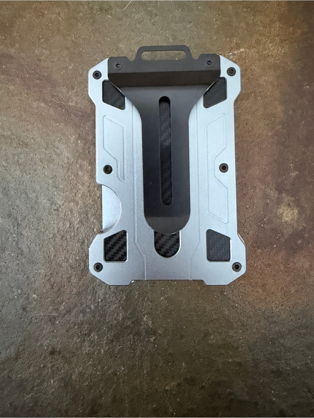 Aluminum RFID Blocking Money Clip Wallet